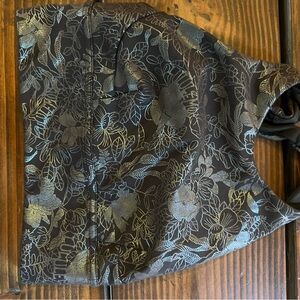 Lululemon Wunder Train Longline Bra *Medium Support C/D Cup Floral Black